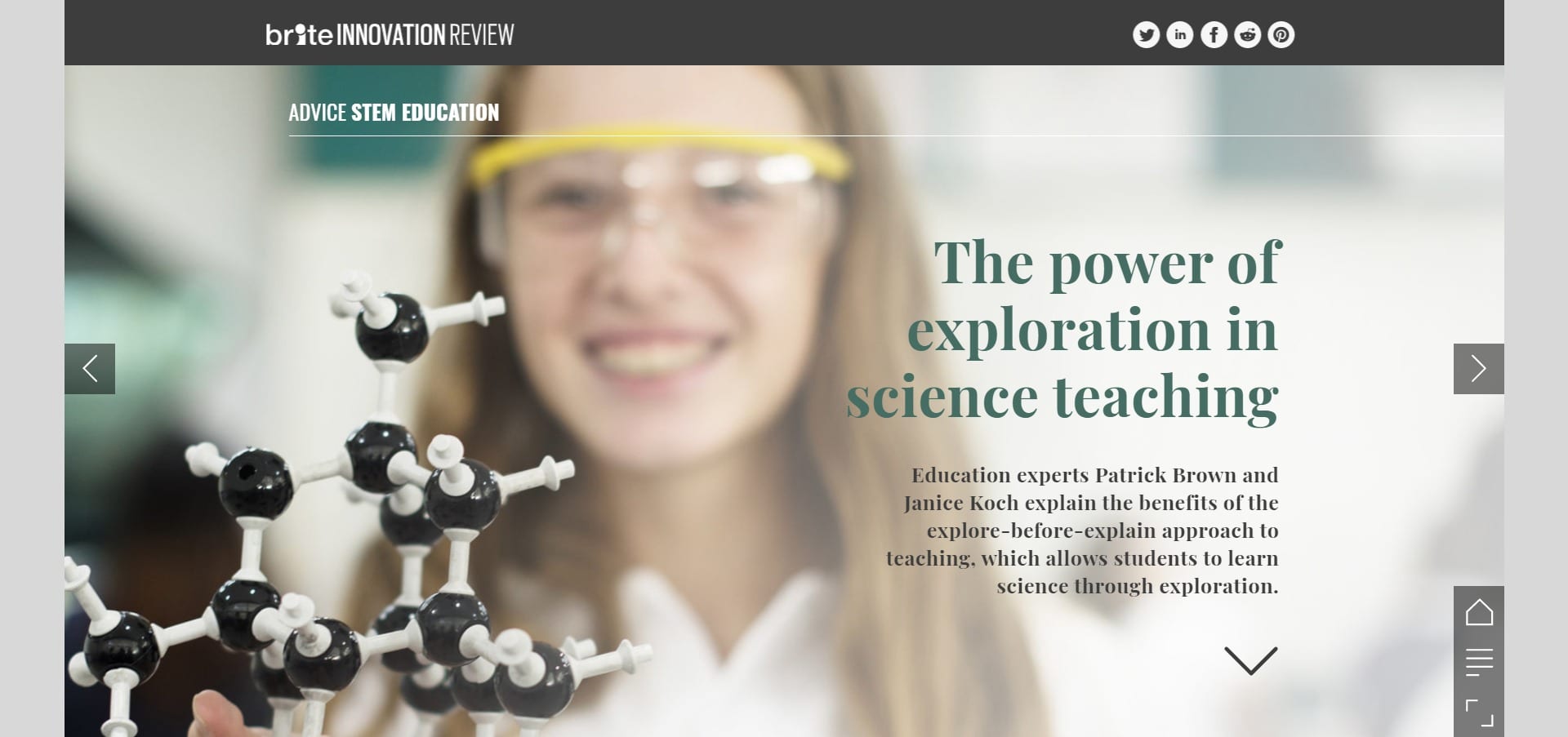 The power of exploration in science teaching Brite Innovation Review